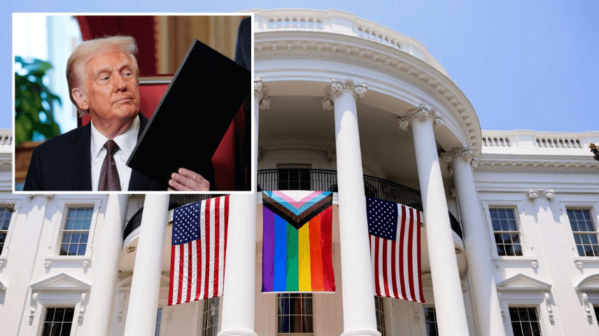 Trump’tan LGBT Bayrağına Yasak: Sadece ABD Bayrağı Dalgalanacak!